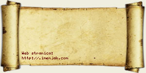 Lena Nikolendžić vizit kartica